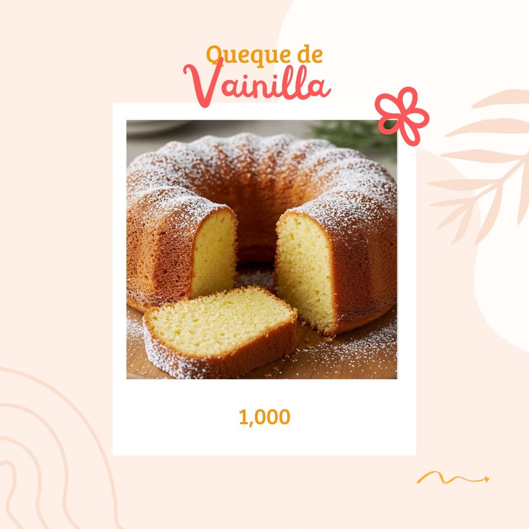 Queque de vainilla